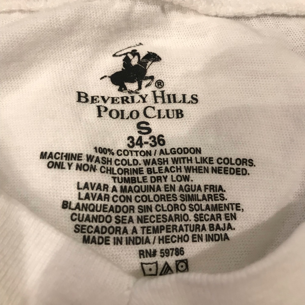 2pk white under shirts - Picture 2 of 2